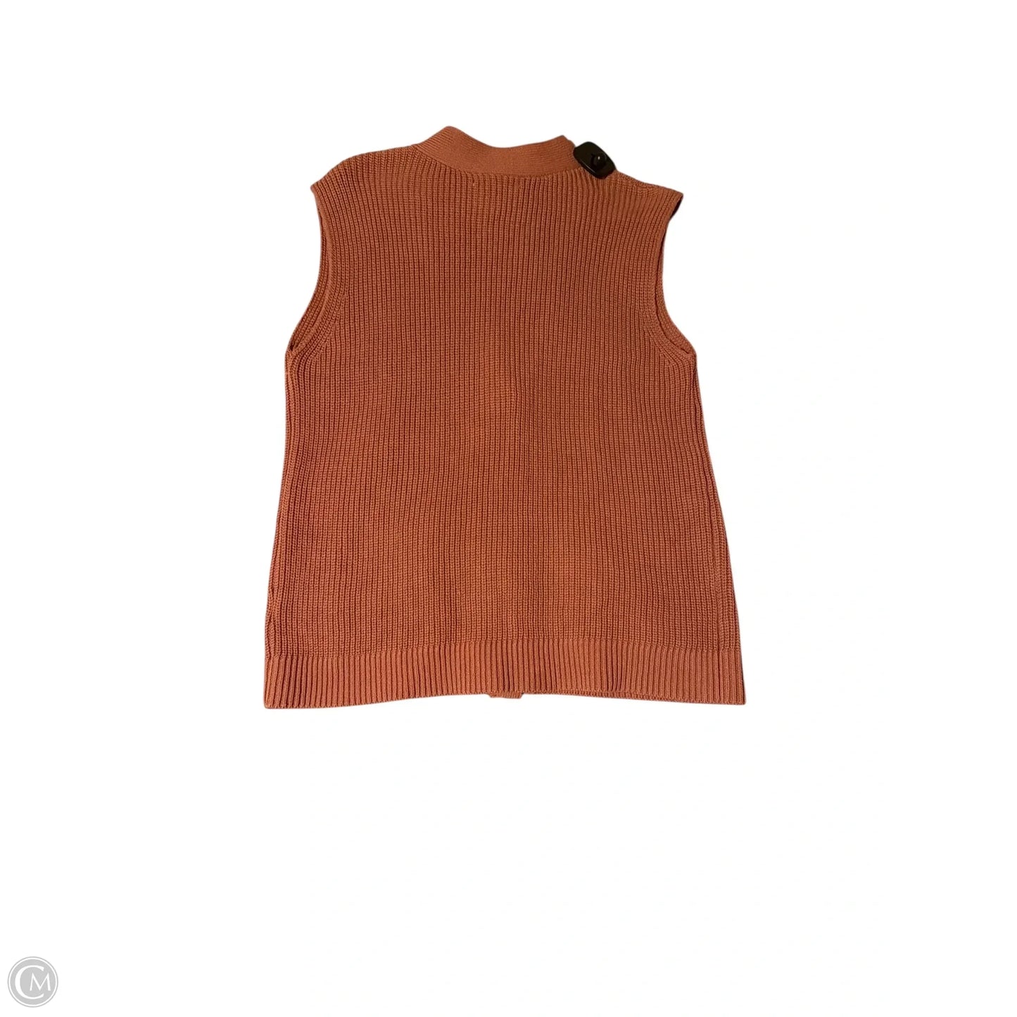 Sweater Cardigan By Be Cool In Orange, Size: S