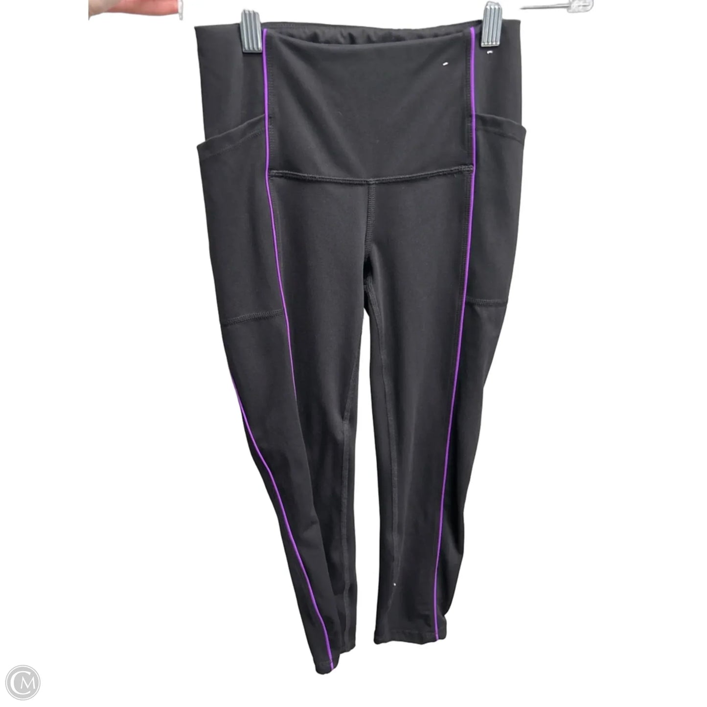Athletic Leggings By Xersion In Black, Size: Xs