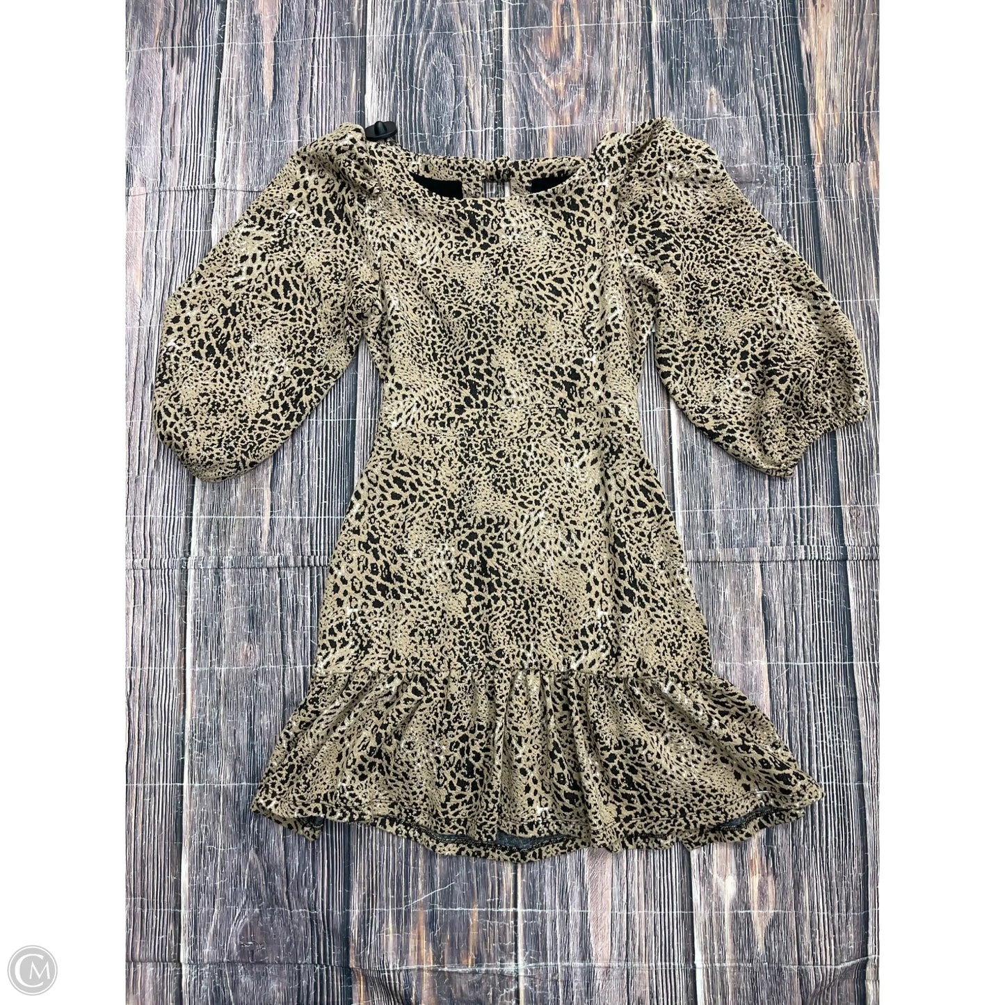 Dress Casual Midi By Maeve In Brown, Size: 12