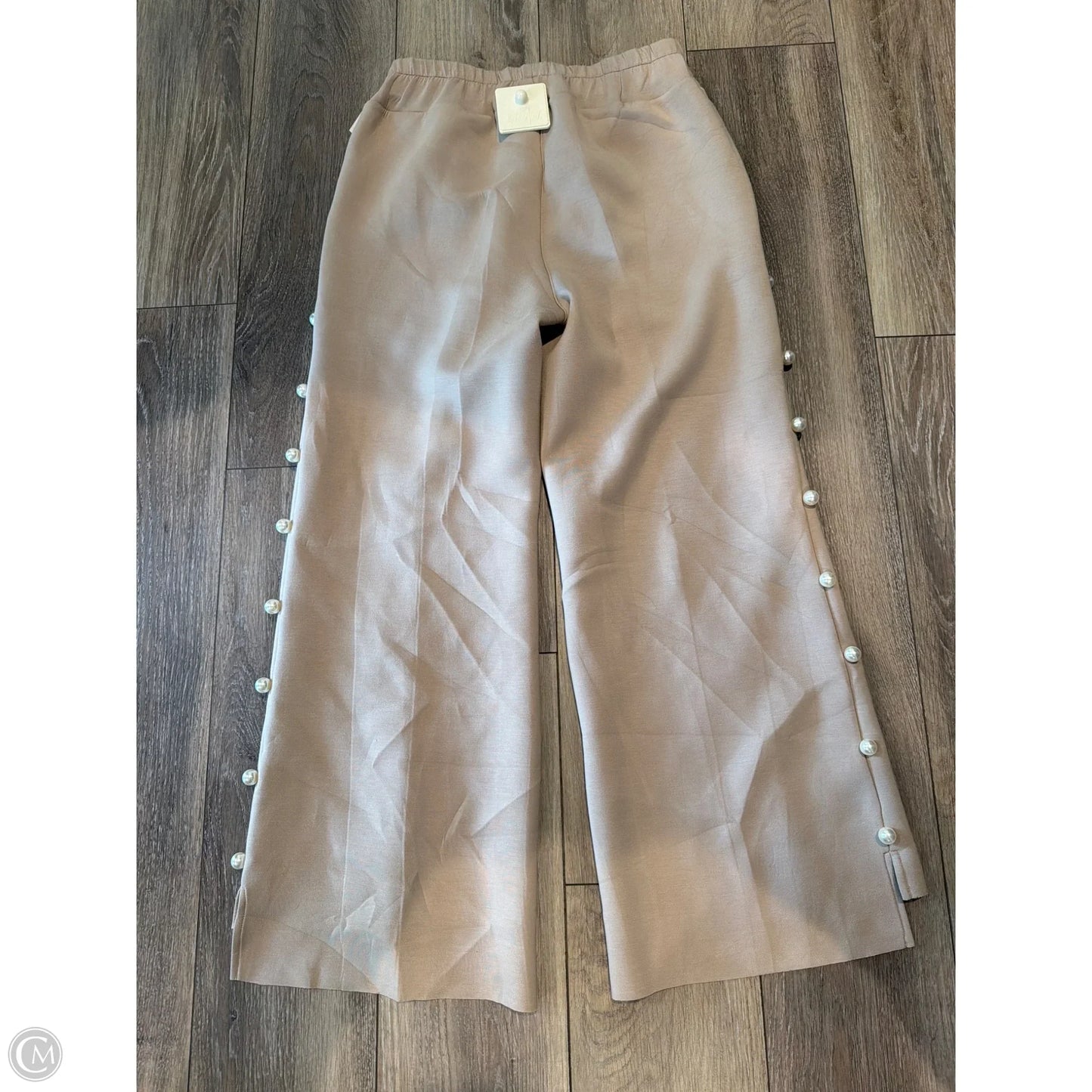 Lounge Set Pants By Clothes Mentor In Tan, Size: L