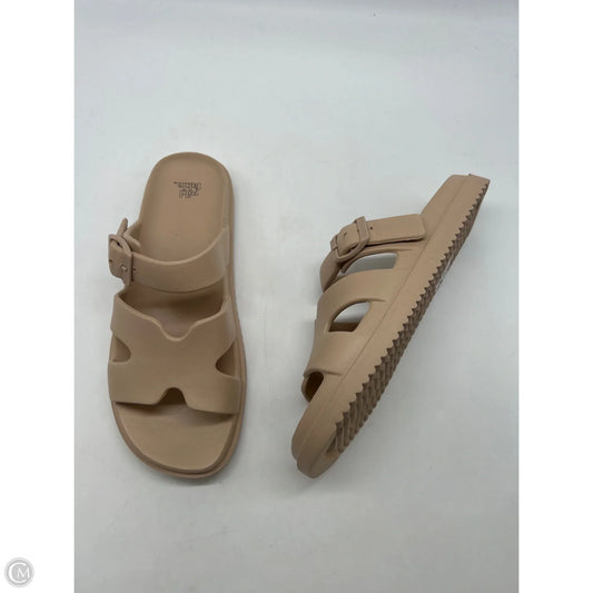 Sandals Flats By Wild Fable In Tan, Size: 8