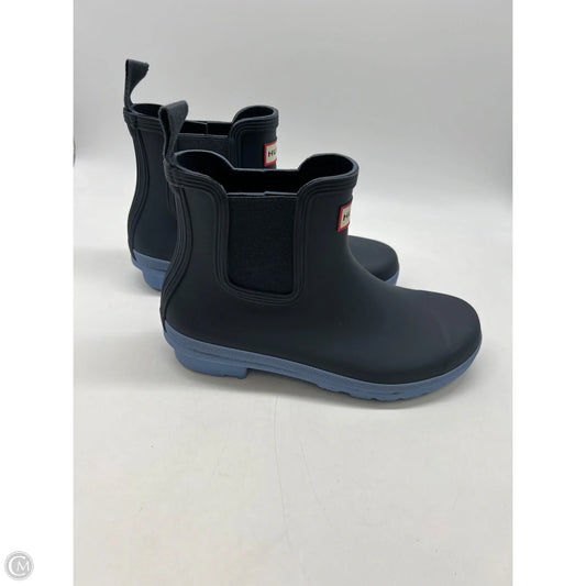 Boots Rain By Hunter In Navy, Size: 9