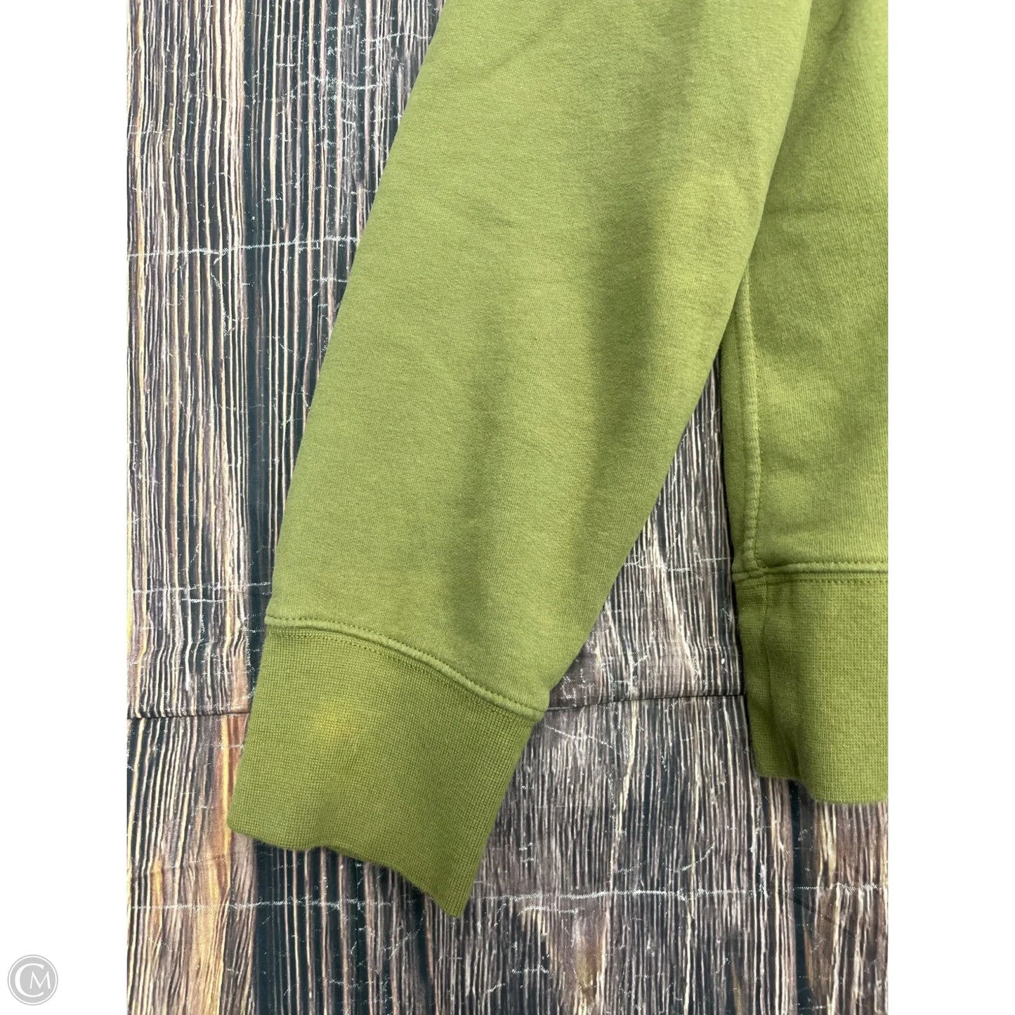 Athletic Sweatshirt Hoodie By Lululemon In Green, Size: 8