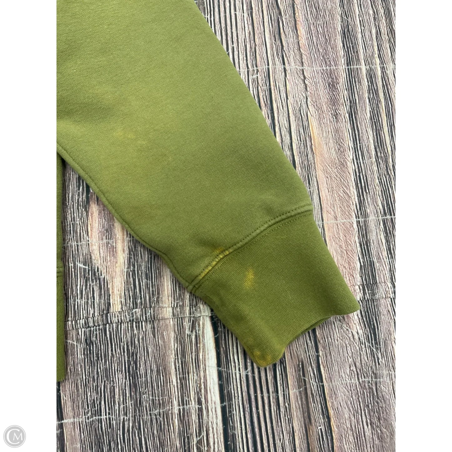 Athletic Sweatshirt Hoodie By Lululemon In Green, Size: 8
