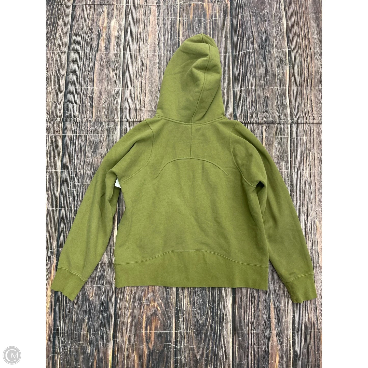 Athletic Sweatshirt Hoodie By Lululemon In Green, Size: 8