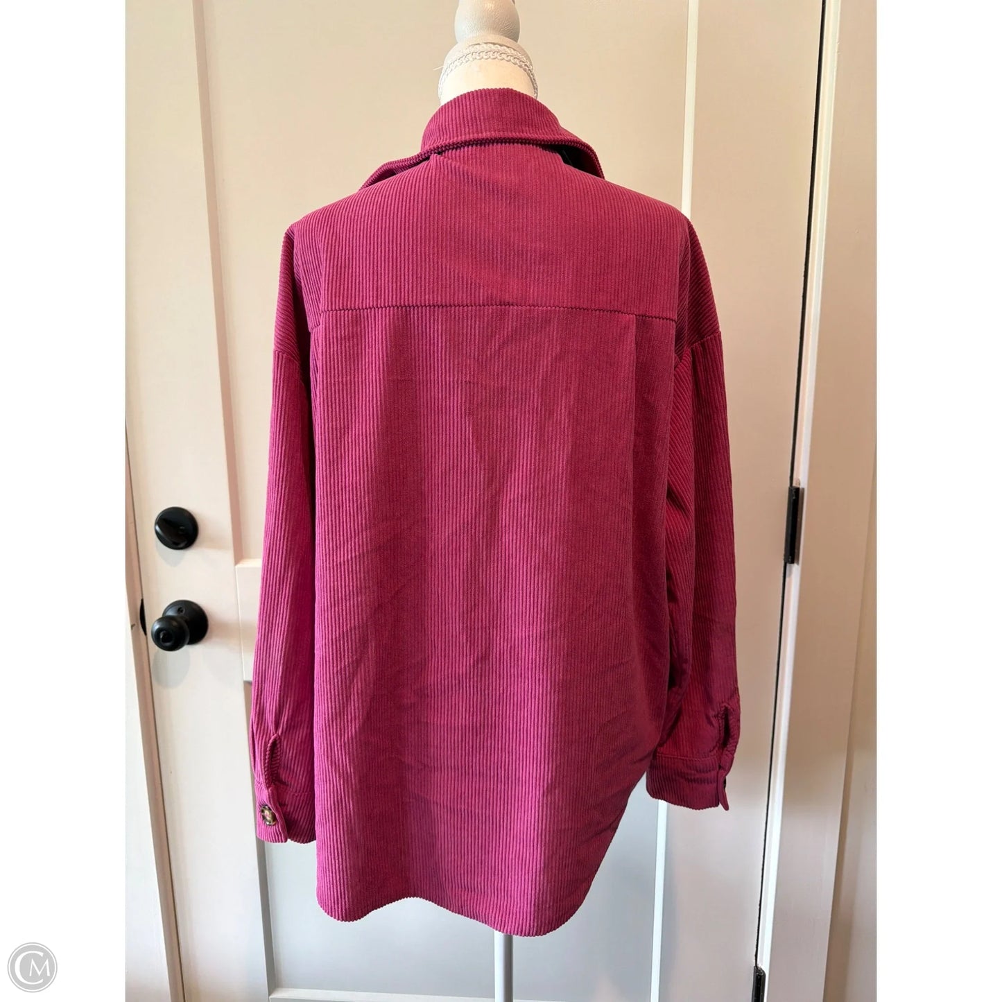 Top Long Sleeve By Clothes Mentor In Pink, Size: M