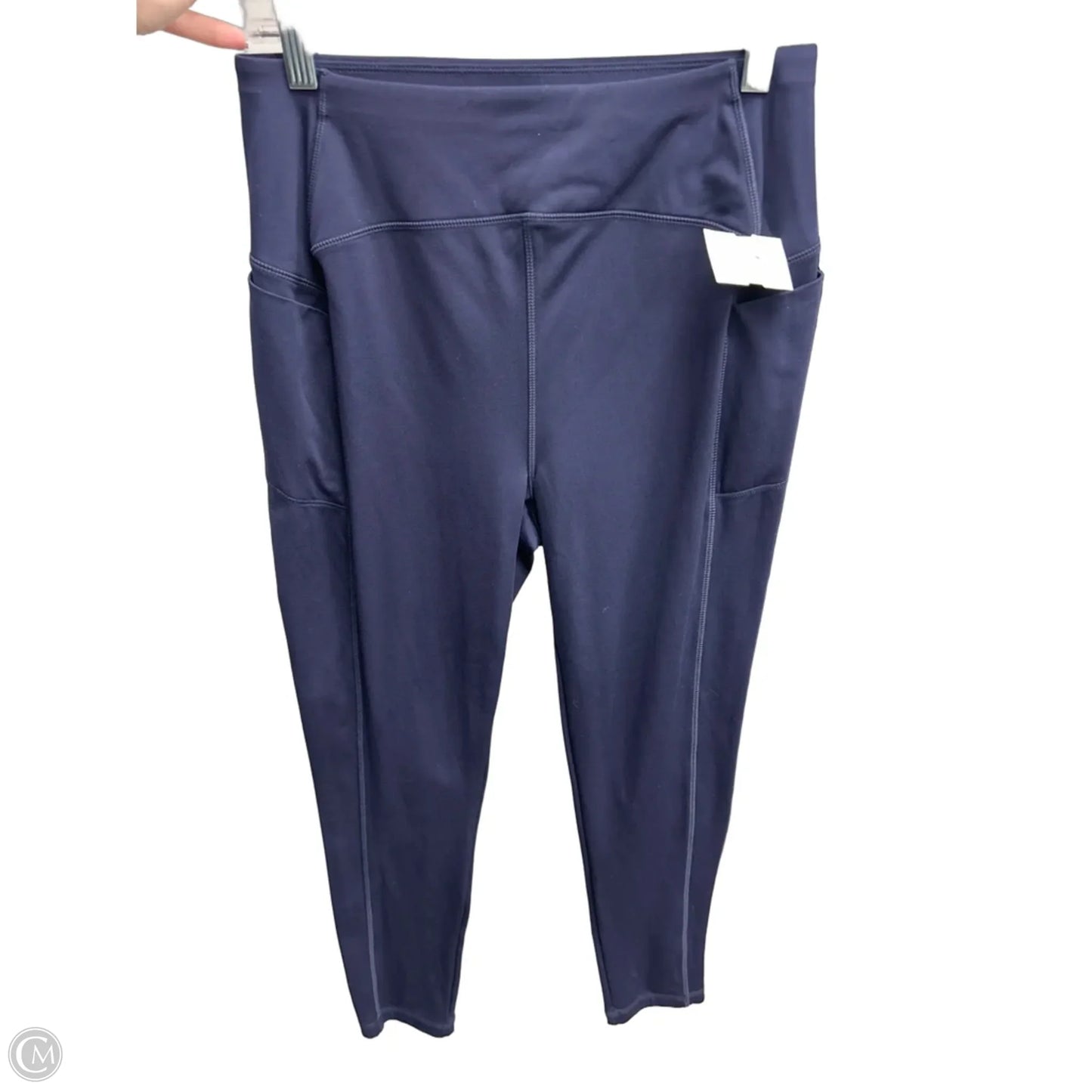 Athletic Leggings By Talbots In Blue, Size: Mp