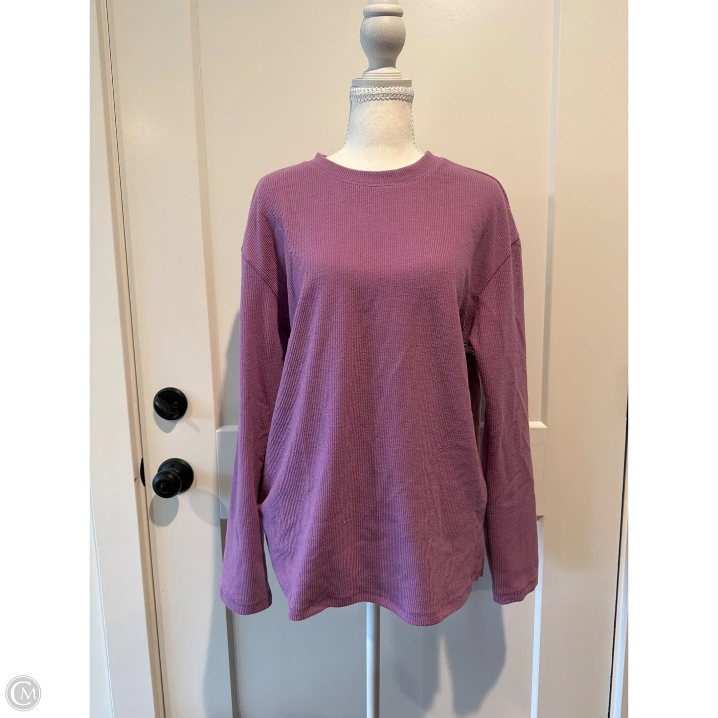 Top Long Sleeve By Zero Xposure In Purple, Size: S