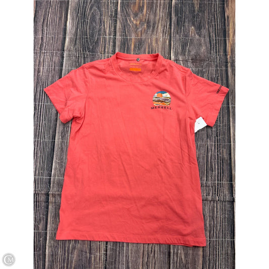 Top Short Sleeve Basic By Merrell In Pink, Size: M