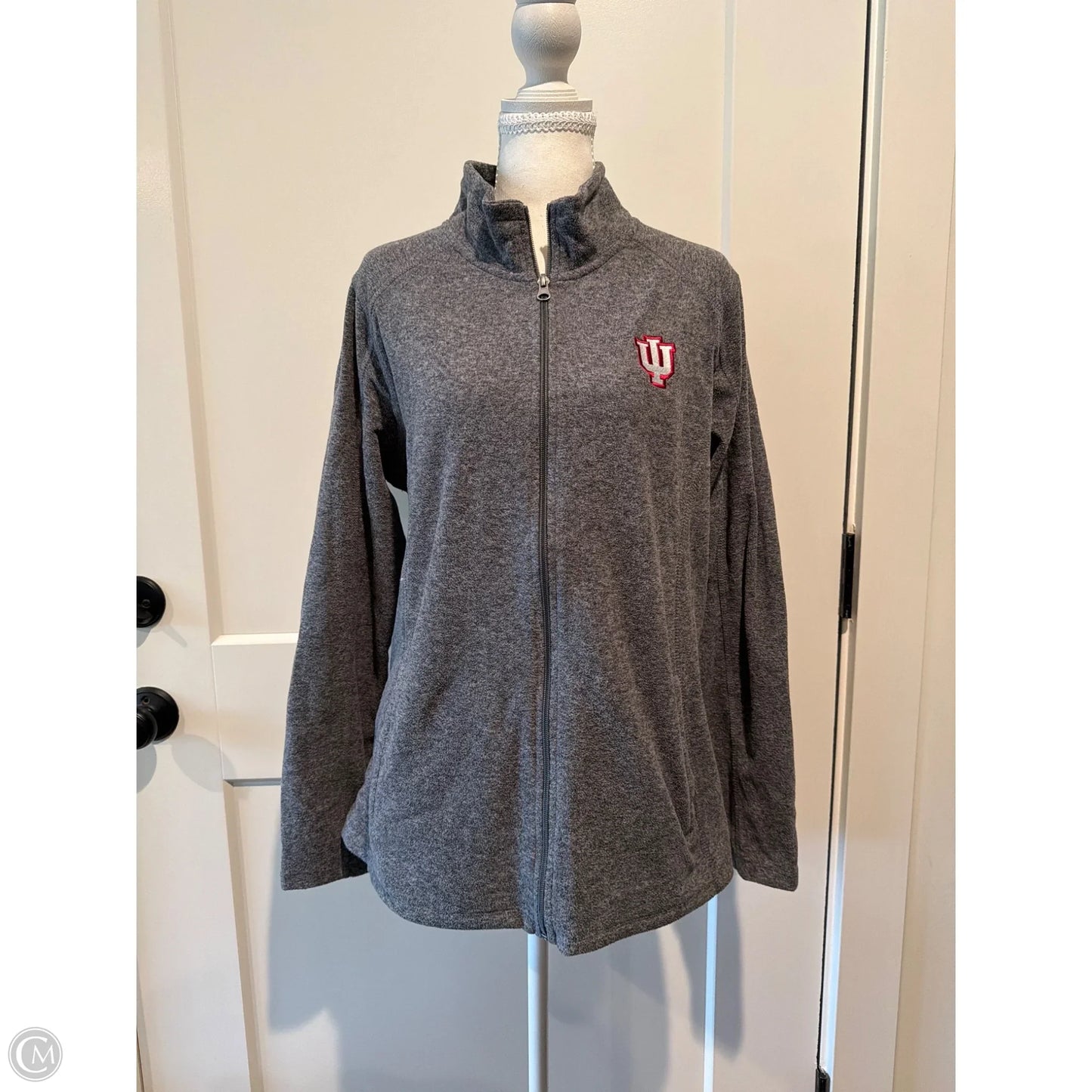 Jacket Fleece By Port Authority In Grey, Size: Xl