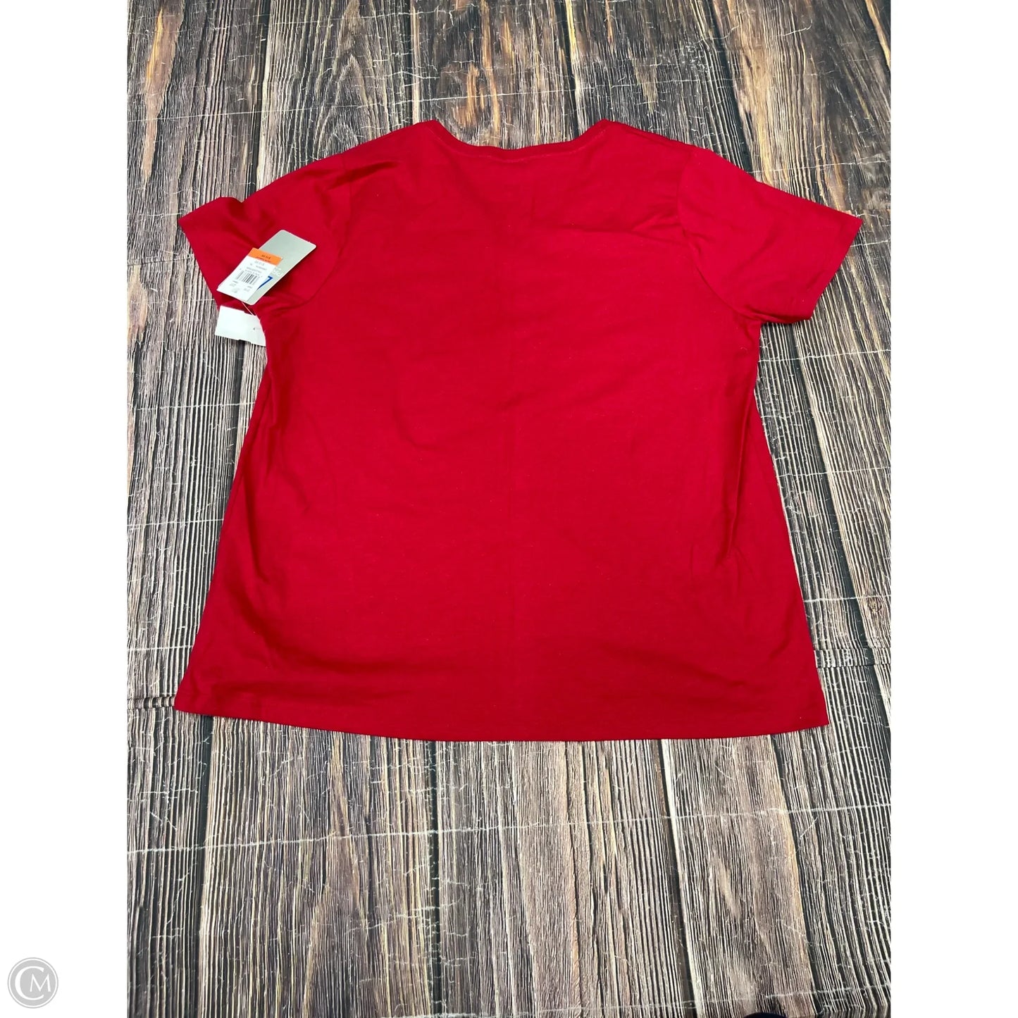 Top Short Sleeve By Clothes Mentor In Red, Size: Xl