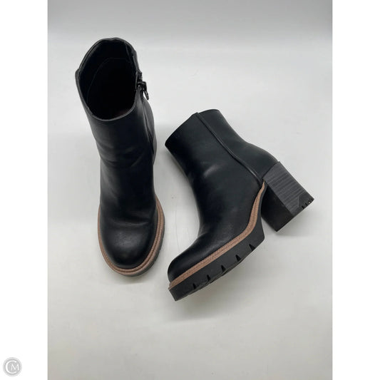 Boots Ankle Heels By Mia In Black, Size: 7.5