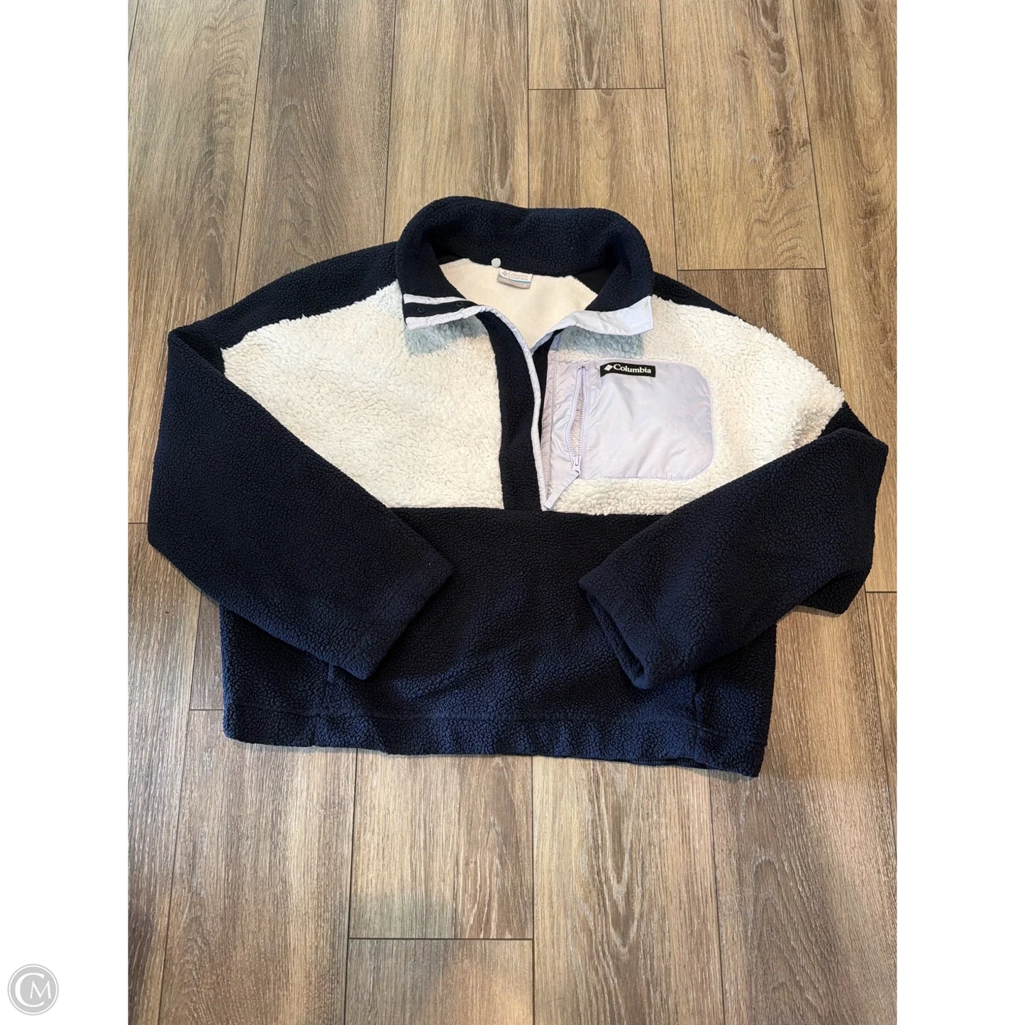 Sweatshirt Collar By Columbia In Blue, Size: Xl