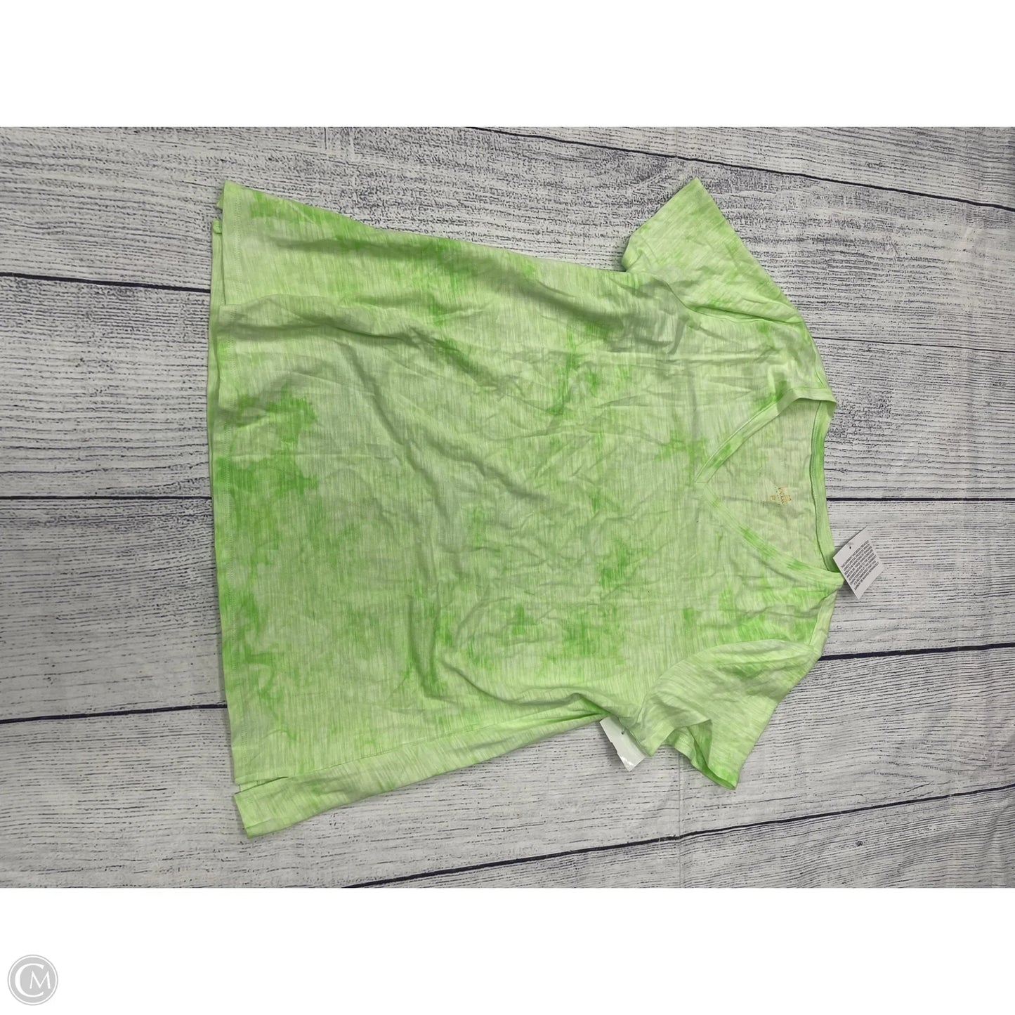 Top Short Sleeve Basic By Belle By Kim Gravel In Green, Size: L