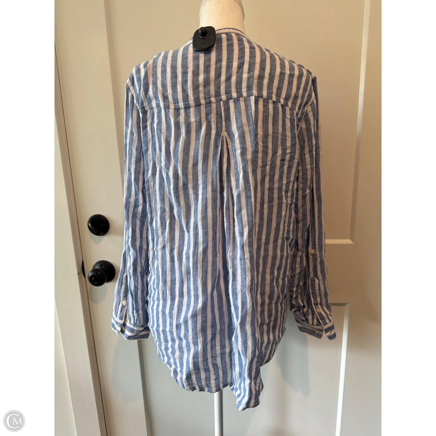 Top Long Sleeve By Lucky Brand In Blue, Size: M
