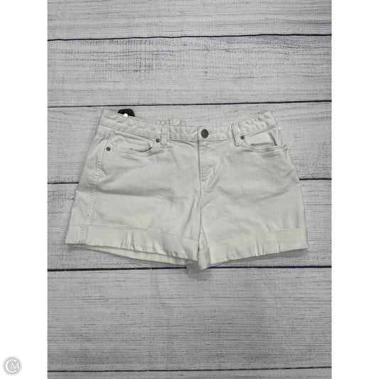 Shorts By Loft In White Denim, Size: 10