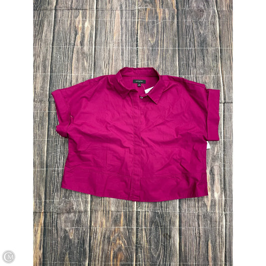Top Short Sleeve By Banana Republic In Purple, Size: Xl