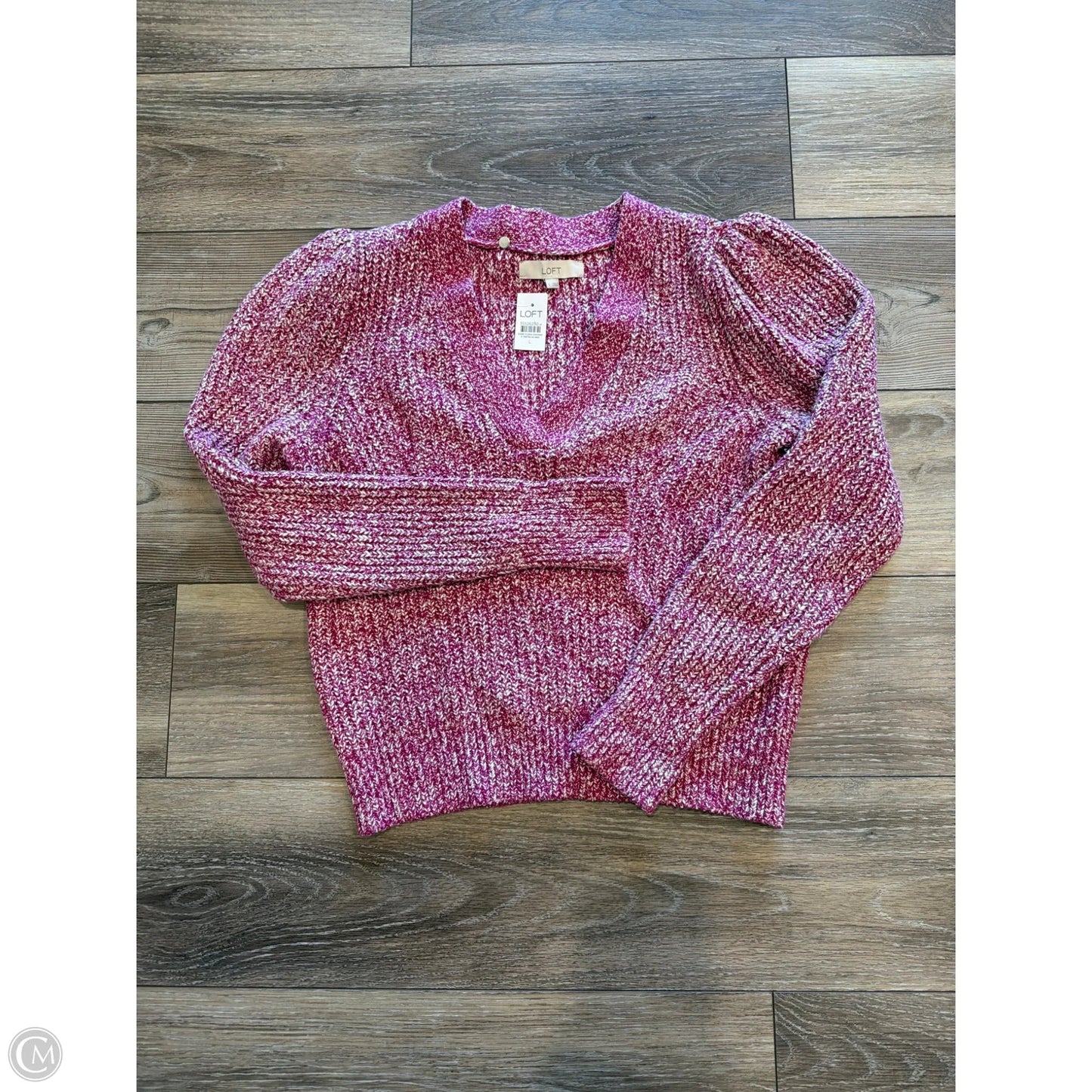 Sweater By Loft In Purple, Size: L
