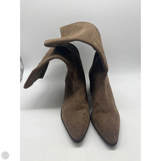Boots Mid-calf Heels By Lucky Brand In Brown, Size: 9