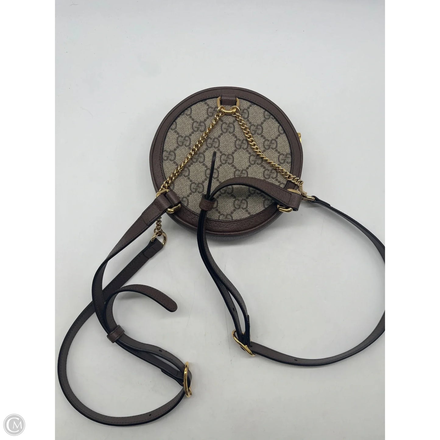 Backpack Luxury Designer By Gucci, Size: Small