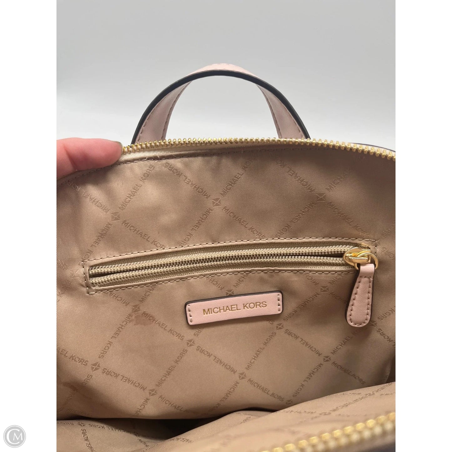 Backpack Designer By Michael Kors, Size: Medium