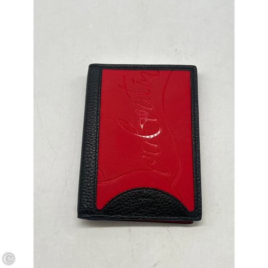 Wallet Luxury Designer By Christian Louboutin, Size: Small