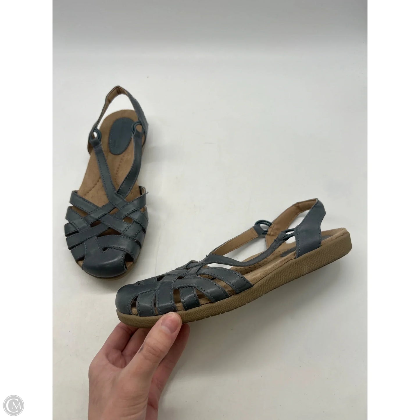 Sandals Flats By Earth Origins In Blue, Size: 7.5