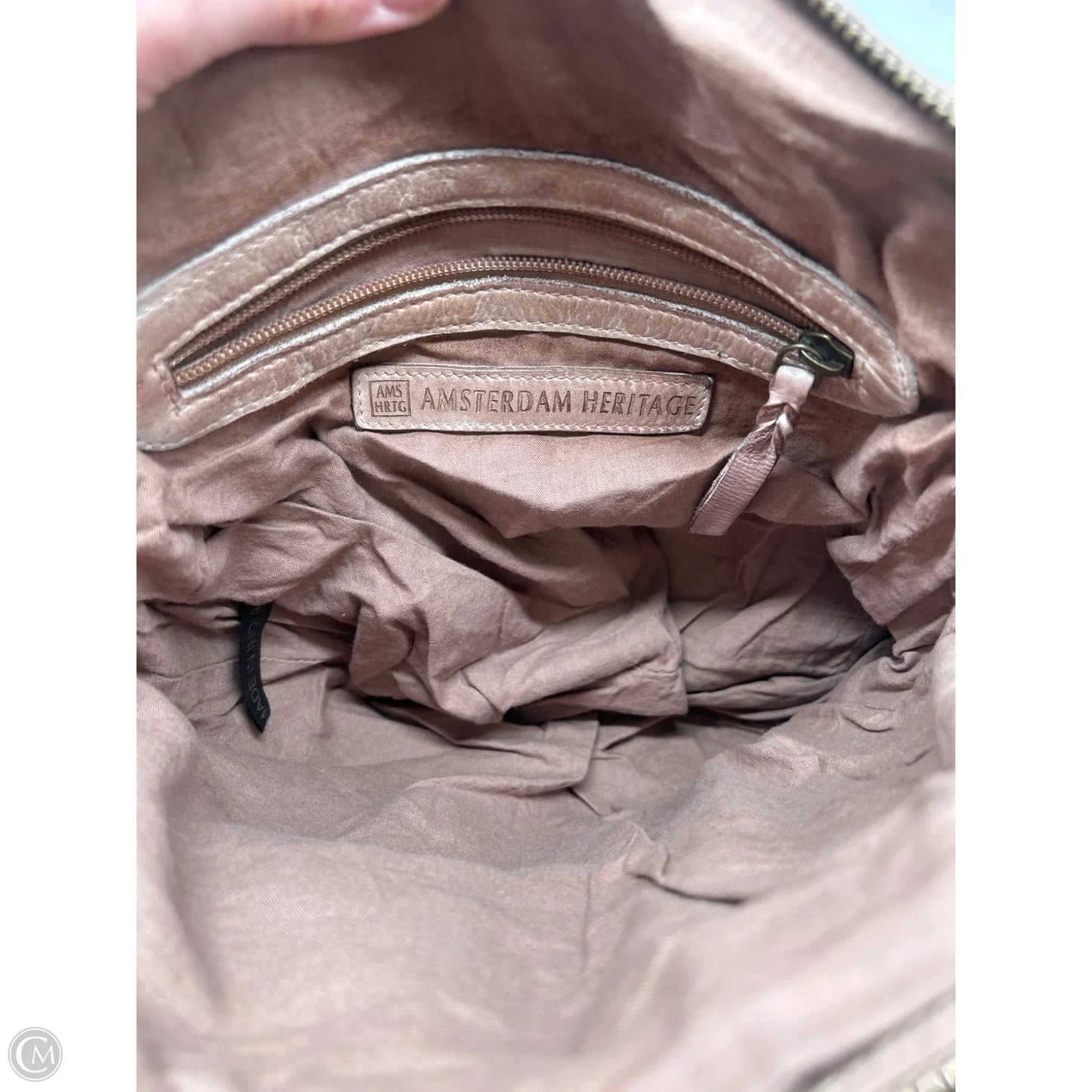 Crossbody Leather By Cmc, Size: Medium
