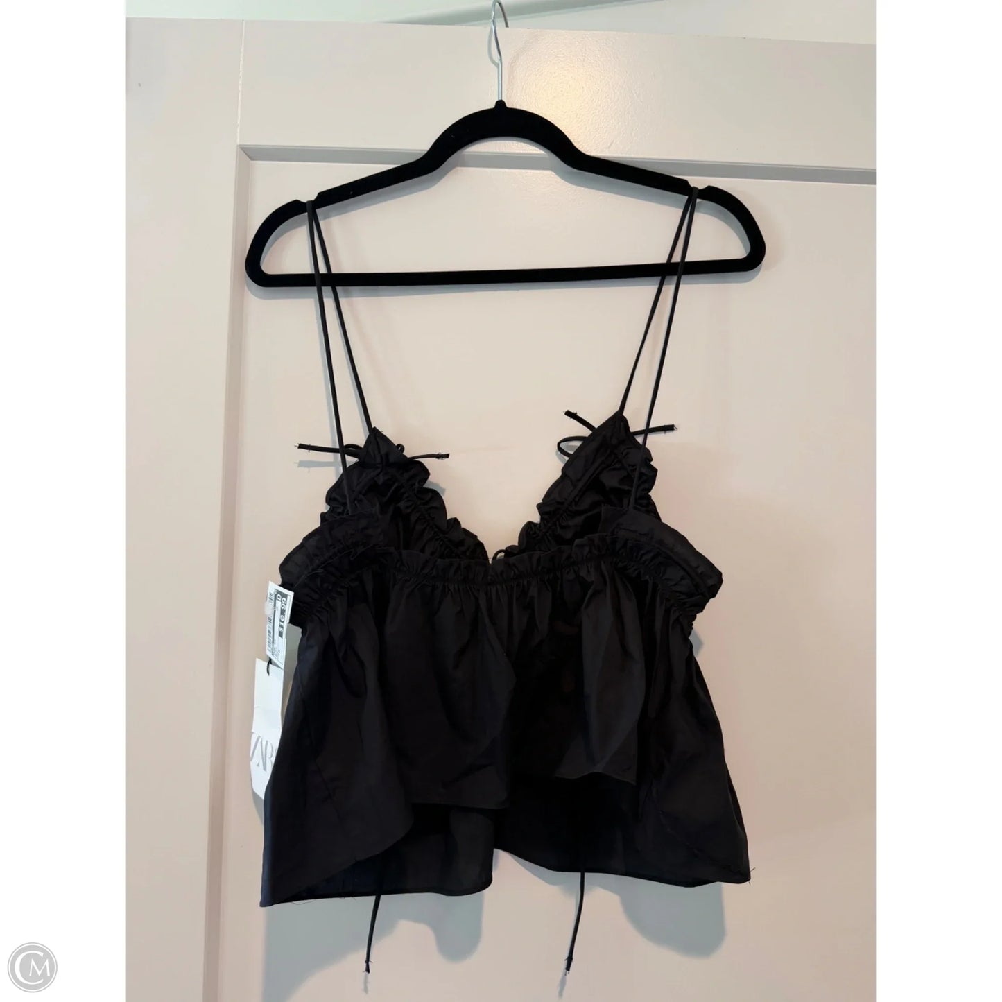 Tank Top By Zara In Black, Size: M