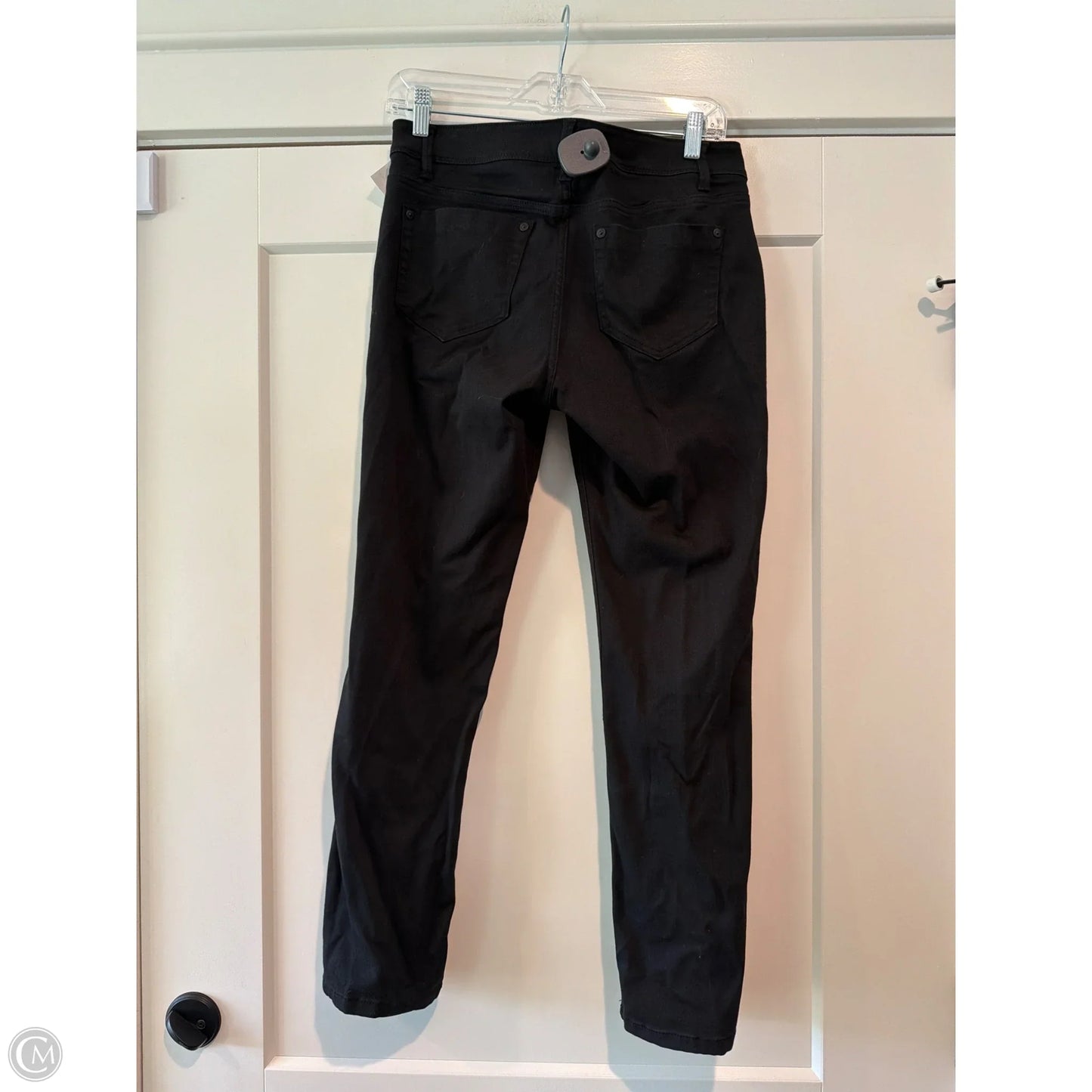 Jeans Straight By J. Jill In Black Denim, Size: 4