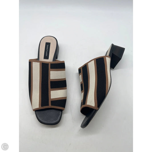 Sandals Heels Block By Sanctuary In Black, Size: 9.5