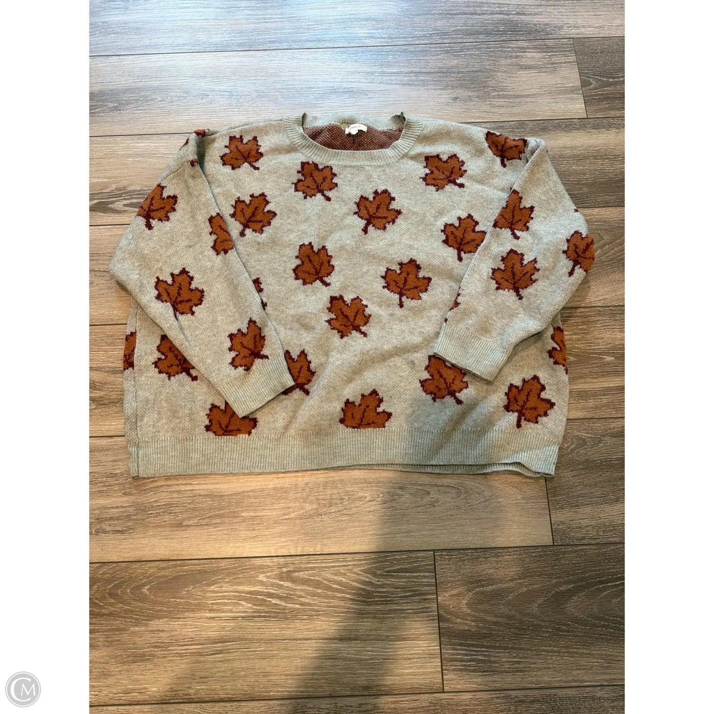Sweater By Maurices In Grey, Size: 3x
