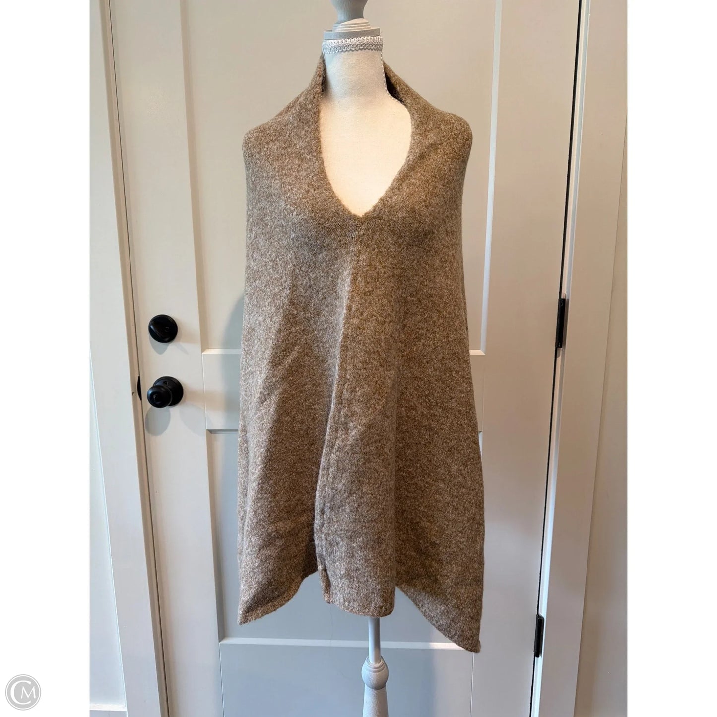 Shawl By Loft In Brown, Size: Xl