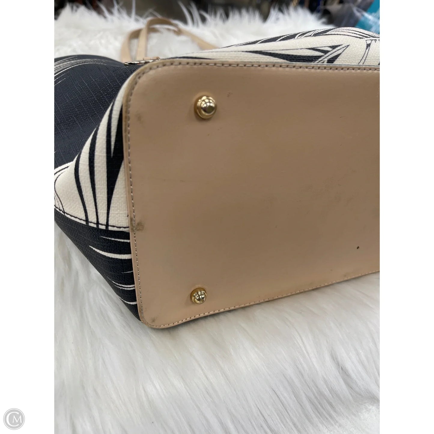 Handbag Designer By Brahmin, Size: Large