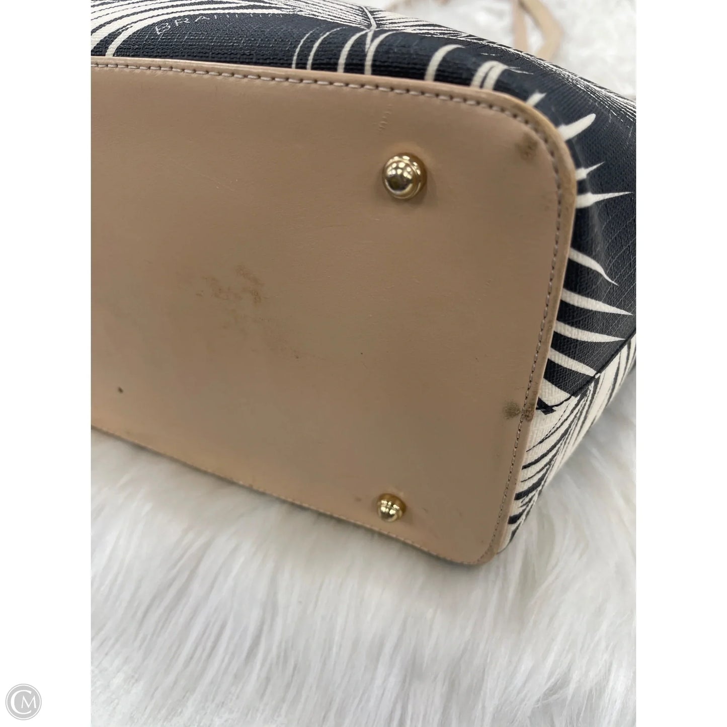 Handbag Designer By Brahmin, Size: Large