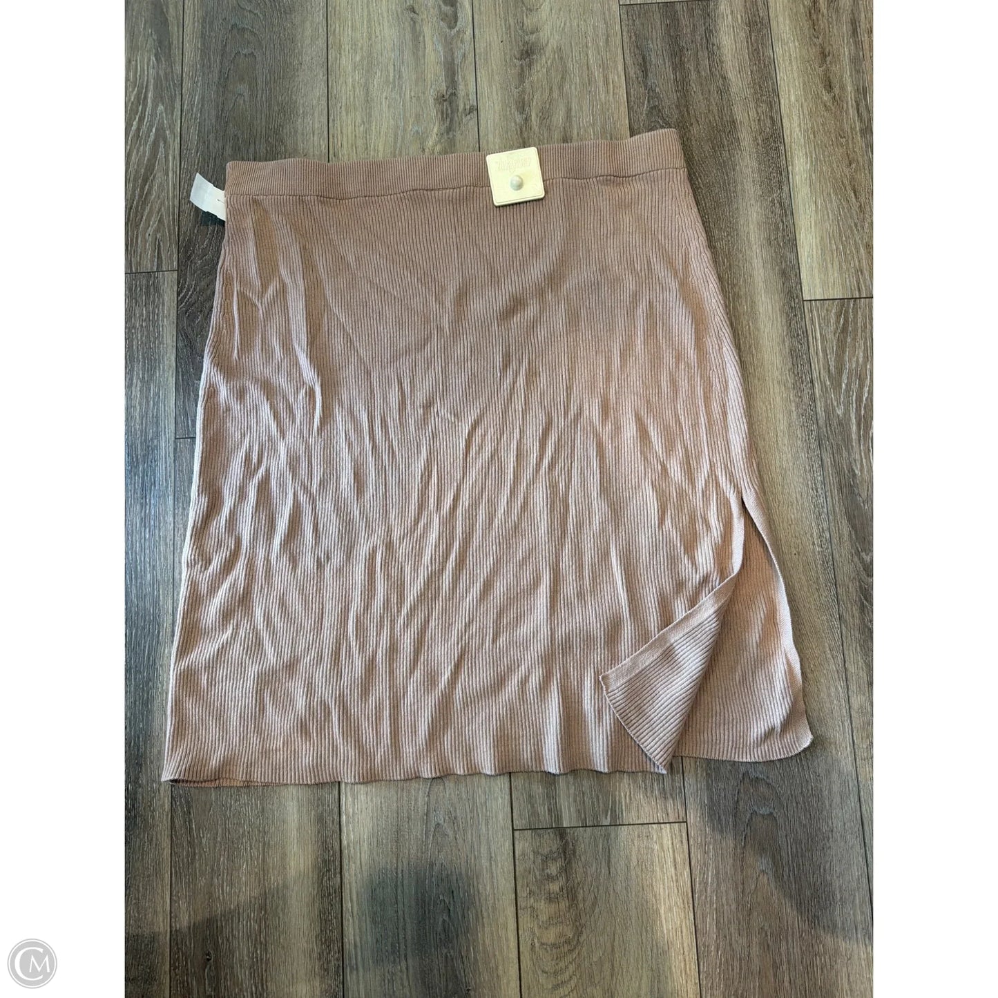 Skirt Midi By Ava & Viv In Brown, Size: 2x