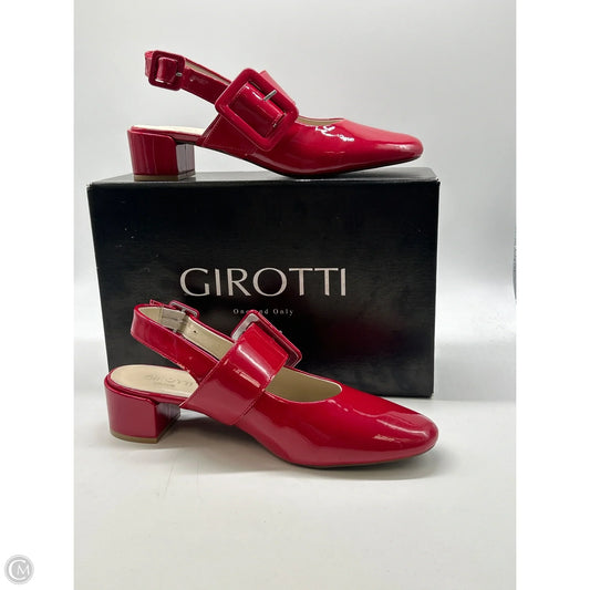 Shoes Heels Kitten By Cma In Red, Size: 10
