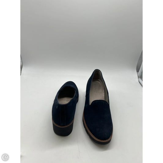 Shoes Heels Wedge By Vionic In Blue, Size: 6.5