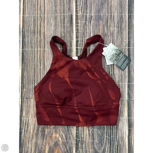 Athletic Bra By Lululemon In Red, Size: 4