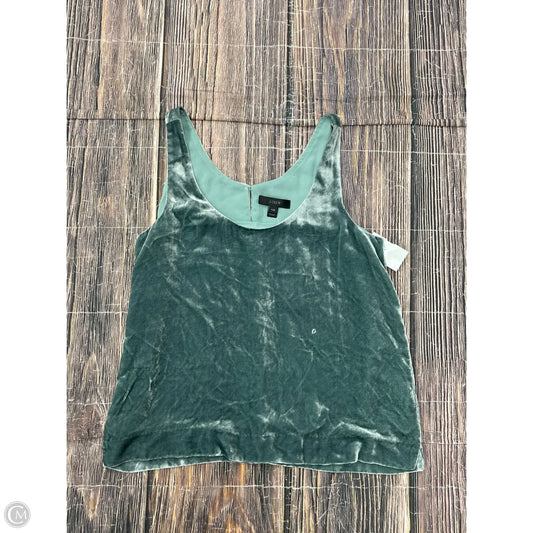Tank Top By J. Crew In Green, Size: Xxs