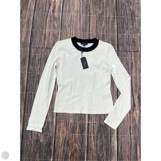 Top Long Sleeve By Rag And Bone In White, Size: Xs