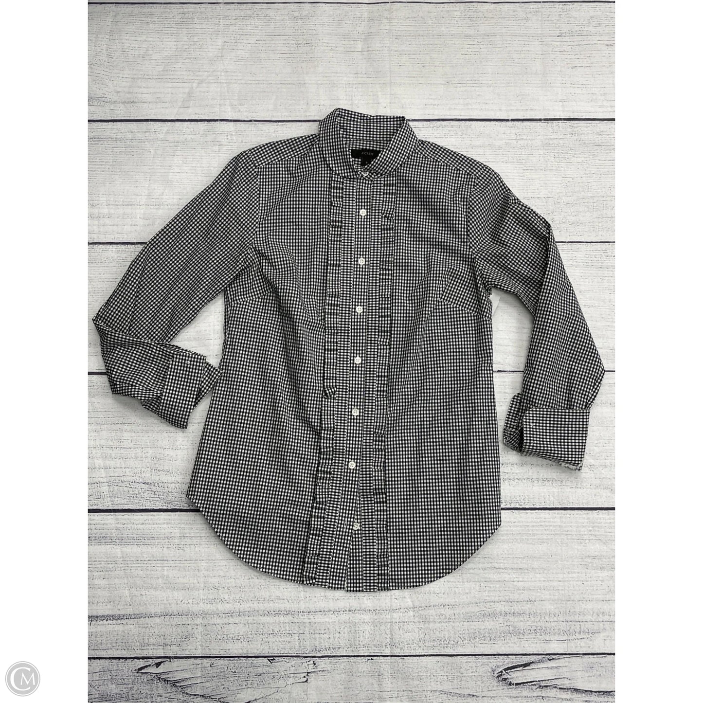 Top Long Sleeve By J. Crew In Black, Size: 0