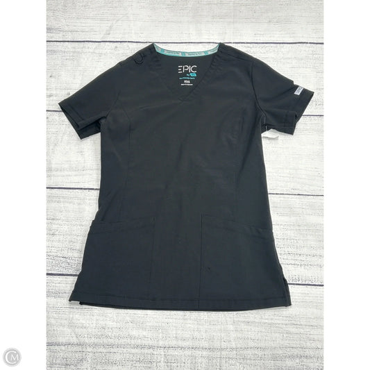 Top Short Sleeve By Epic In Black, Size: Xxs