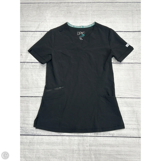 Top Short Sleeve By Epic In Black, Size: Xxs