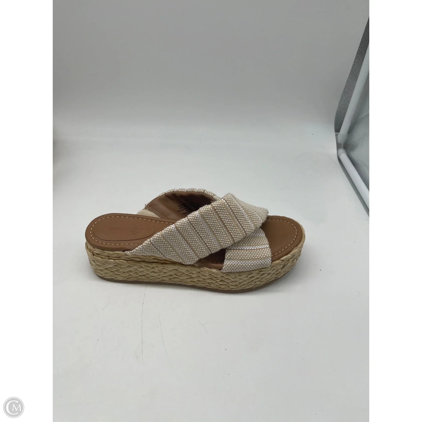 Sandals Heels Platform By Universal Thread In Tan, Size: 7.5