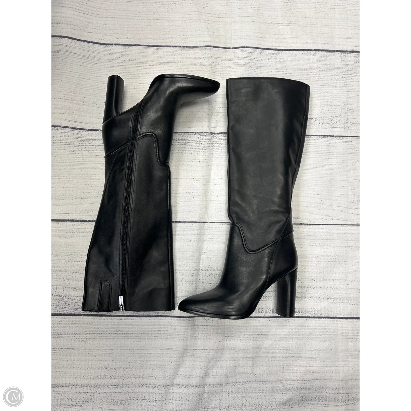 Boots Knee Heels By Vince Camuto In Black, Size: 8.5