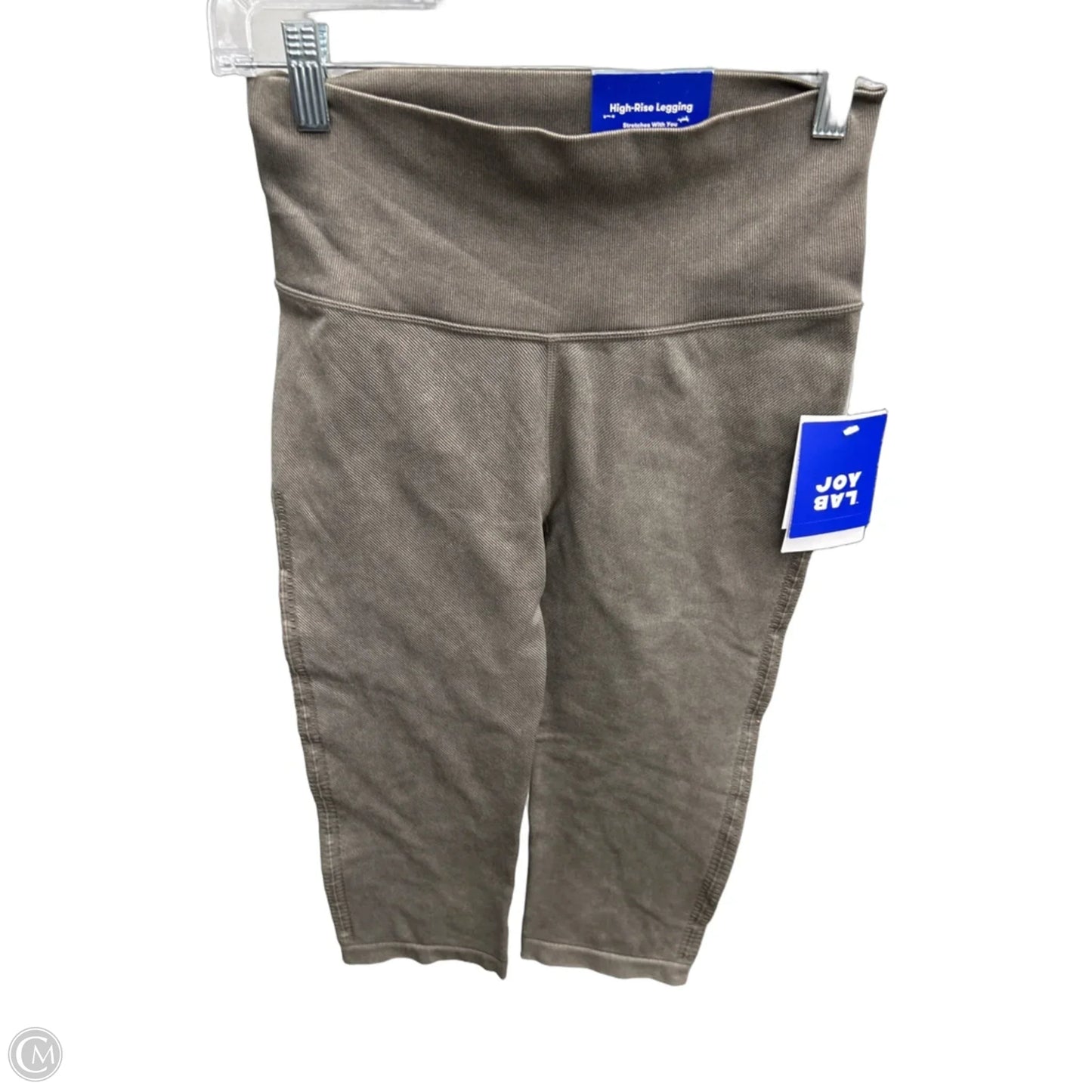 Athletic Leggings Capris By Joy Lab In Grey, Size: M