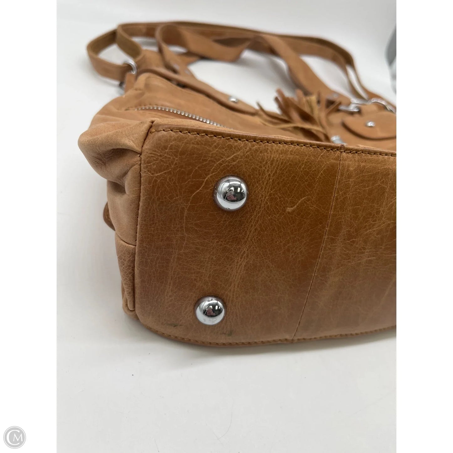 Crossbody Leather By Cmc, Size: Medium