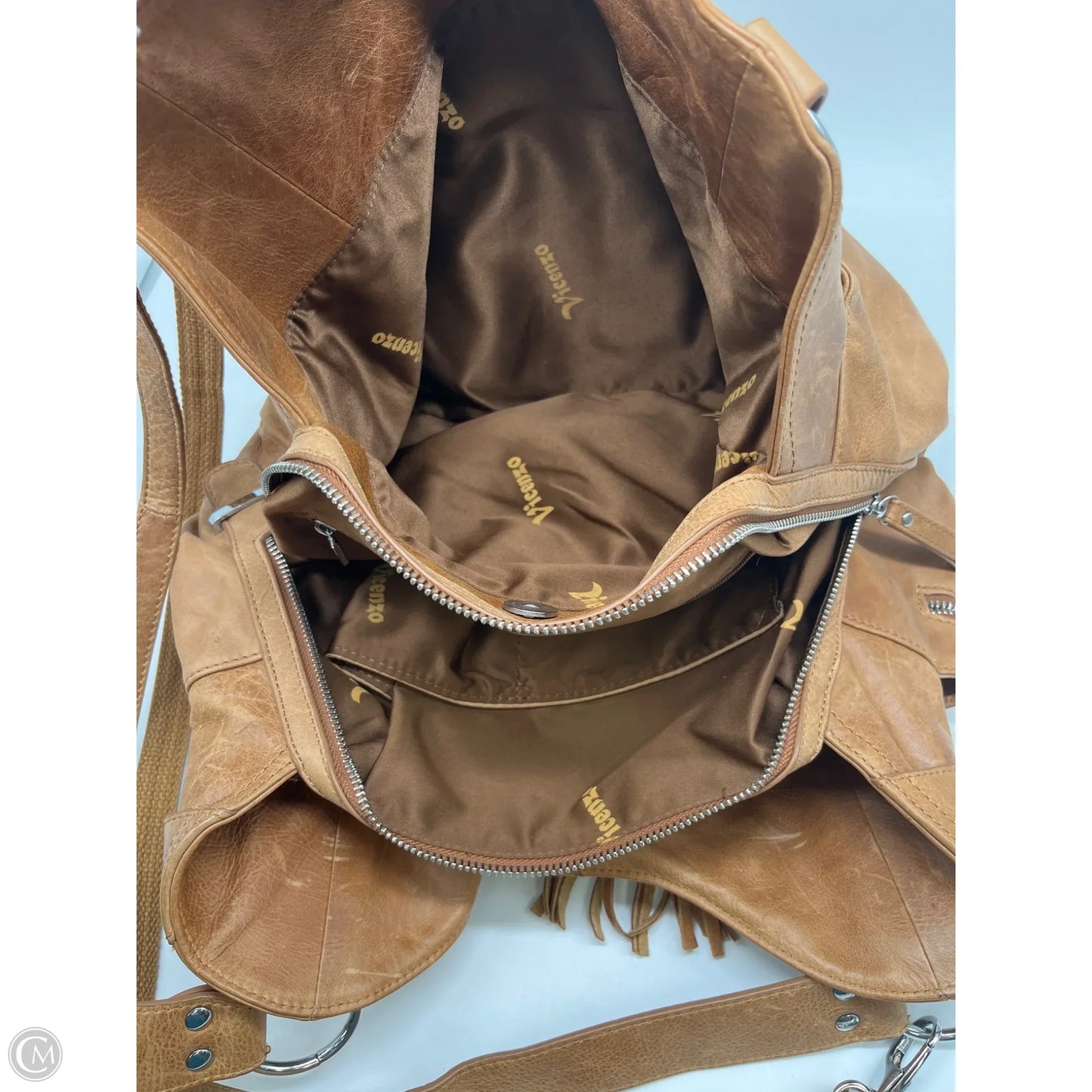 Crossbody Leather By Cmc, Size: Medium