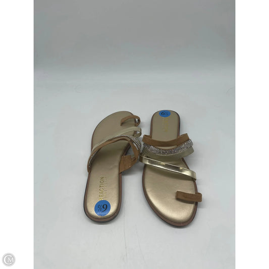 Sandals Flats By Kenneth Cole Reaction In Brown, Size: 6.5